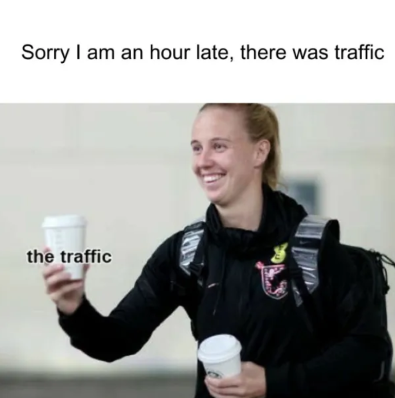 There was traffic